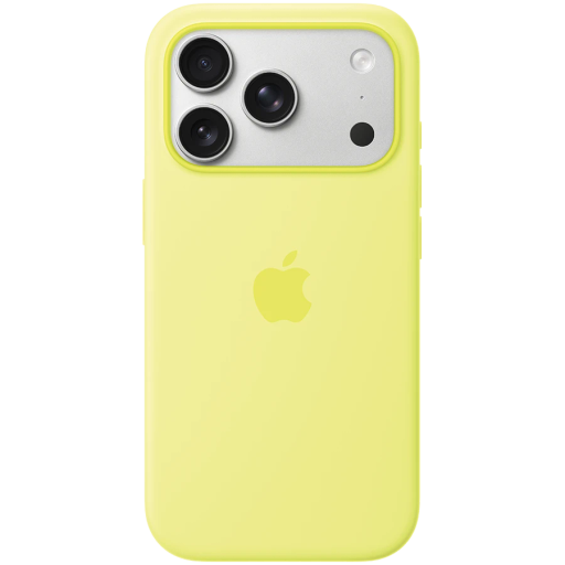 Apple Case Silicone Case with MagSafe Neon Yellow for iPhone 17 Pro